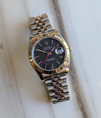 Rolex Datejust Turn-O-Graph – 116264 – Super Jubilee - Box & Paper
