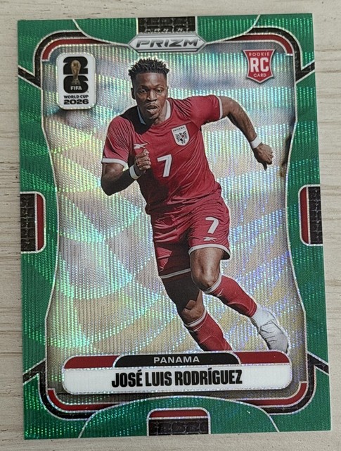 2026 Prizm FIFA World Cup #340 Jose Luis Rodriguez RC Green Wave /5 Panama 🔥