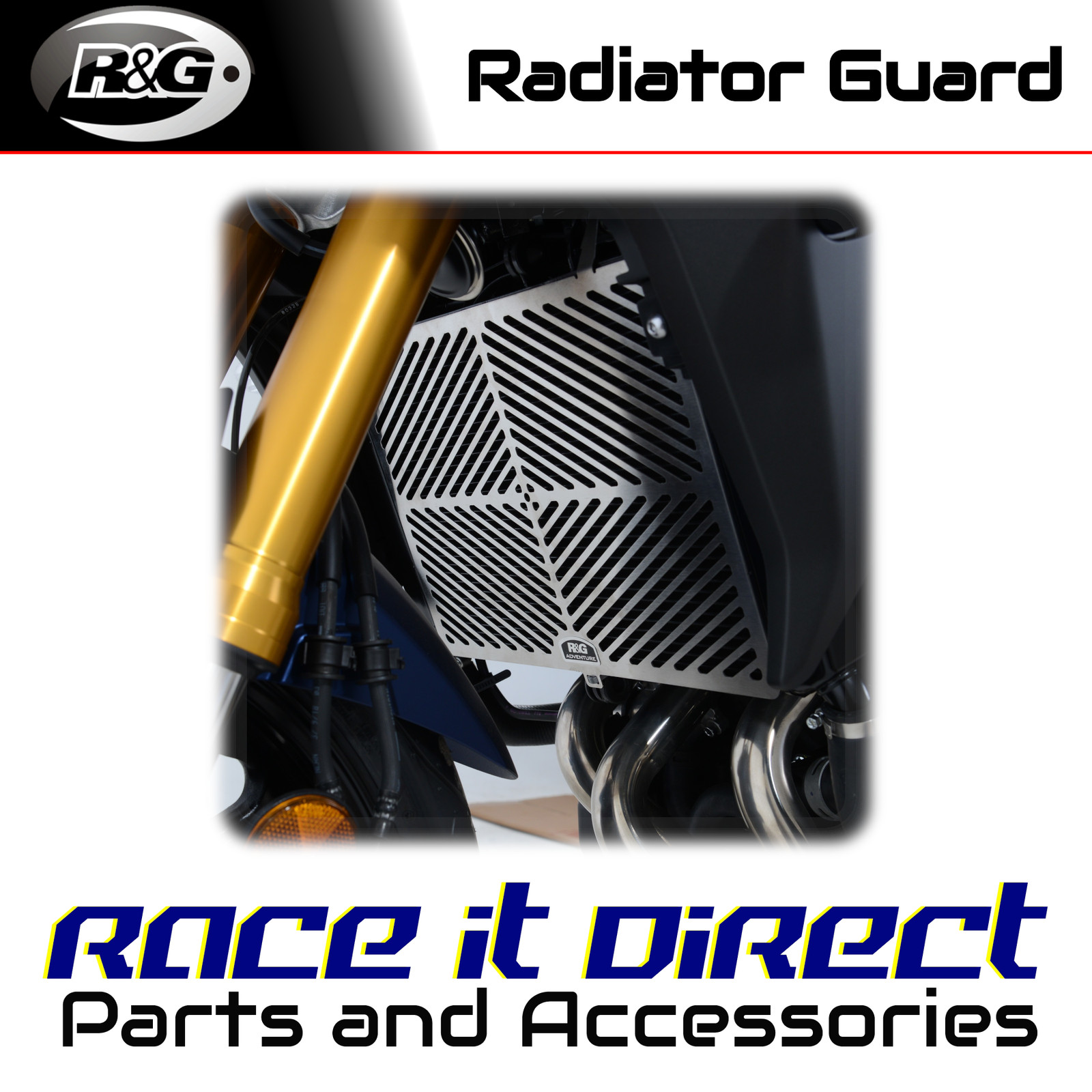 Stainless Radiator Guards for Yamaha Tracer 900 GT 2018-2020 R&G