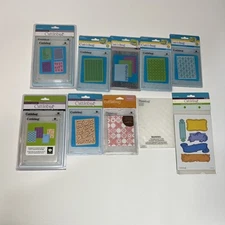 Cuttlebug Embossing Musical, Bloom, Frills, Moroccan, Fleur, Herringbone Folders