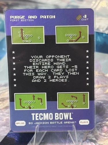 Bo Jackson Battle Arena Tecmo Bowl BPL20 Purge And Patch