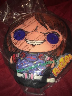 Mezco Toyz Flatzo Pillow Chucky Childs Play Movie Plush Toy 12'' Horror NEW HTF