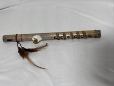Native American EAGLE Flute Wood Bamboo Hand Carved