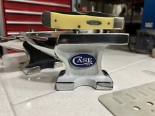 Case XX Horn Anvil XMAS Knife Display Magnet Holder 2Lb 5.25” No Knife