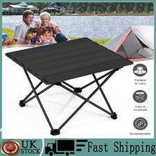 Folding Camping Table Small Lightweight Portable Outdoor Picnic Black Table