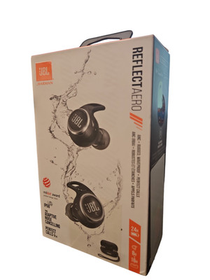 JBL Reflect Aero In-Ear Ohrhörer   Schwarz, OHNE Ohrpolster, Schnellladung, 