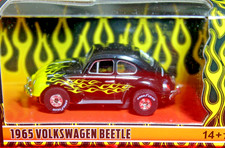 1965 Flaming Hot Volkswagen Beetle Auto World Exclusive Slot Car new in box.