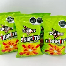 5 pack Doritos Dinamita Chile y Limon Mex Chili & Lemon Doritos Dinamita 5 pack