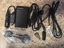 Lenovo 90W Ultra Slim AC/DC Combo Power Adapter Car Charger 41R4538 20V 5V