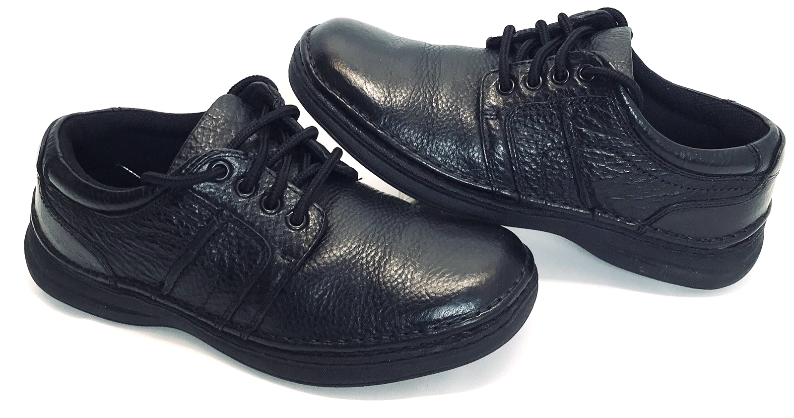 JORDAN Scarpa Nunn Bush uomo pelle nera ciottoli casual dinamica comfort taglia 8 M carriera