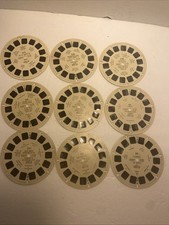 View-Master Lot of 9 Vintage Reels of Locations Attractions