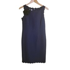 Talbots Formal Navy Sheath Dress Size 2