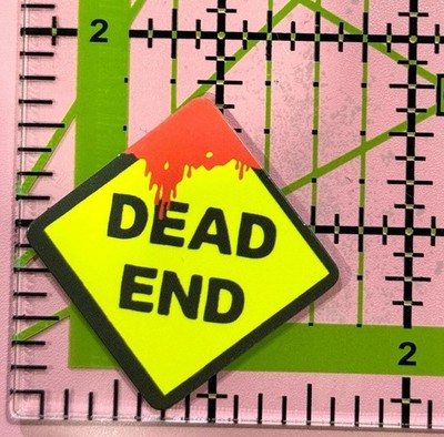 Funny Warning Sticker: DEAD END - Vinyl Decal Sticker Bomb BONUS 3-5PCS