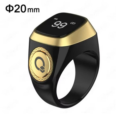 Smart Tasbih Tally Digital Counter for Muslims Tasbeeh Zikr Ring 5 Prayer Time V