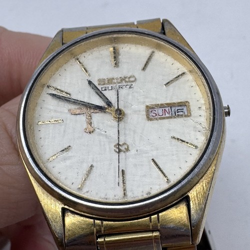 VTG 1980s Seiko Boeing Retirement Wrist Watch 30 Years Aerospace Japan As Is - Picture 2 of 8