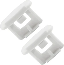 2 Pack WD12X10304 Dishwasher Upper Rack Slide End Cap Stop Clip Replacement Part