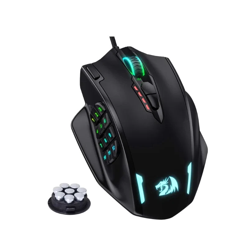 Redragon M908 RGB Backlight LED USB Wired Gaming Mouse 18 Programmable Mouse But - Image 2 of 4