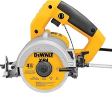 DeWALT DWC860W HD 4-3/8'' 10.8 Amp Wet Dry Tile Stone Masonry Saw New