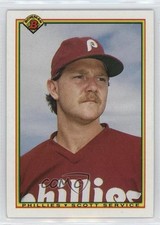 1990 Bowman Wrong Backs ( Back) Scott Service ( Back) Bob Walk #163 5hy