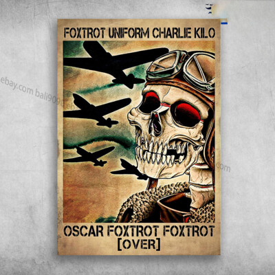 Skeleton Pilot, Aircraft - Foxtrot Uniform Charle Kilo, Oscar Foxtrot Foxtrot...