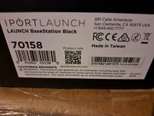 IPORT 70158 Launch Basestation Black Ipad Stand *No Power Cord Included*