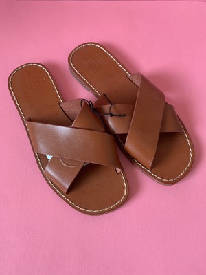 cross strap block heel knee high boots