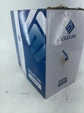 CAT5E UTP SOLID BLUE LAN NETWORK ETHERNET CABLE RJ45 BULK WIRE 1000 Ft