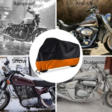 XXL Motorcycle Cover Protector For Harley Davidson Sportster Softail Fatboy Dyna