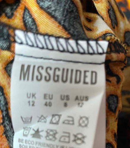 MISSGUIDED Aus 12 Leopard Print Bodycon Dress**NWOT** - Picture 5 of 6