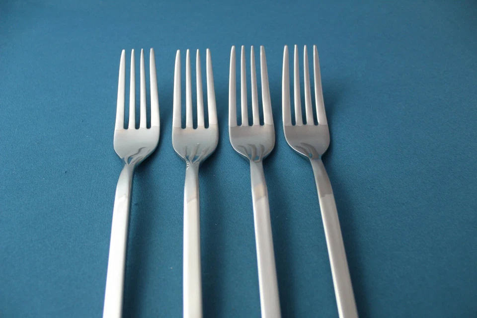 4 обеденные вилки Villeroy & Boch НОВАЯ ВОЛНА 18/10 нержавеющая сталь Индонезия НОВЫЕ 8 дюймов - Изображение 3 из 4