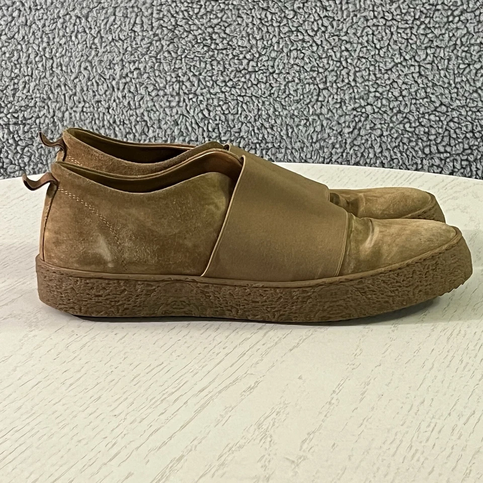 Zapatos Barneys New York Para Hombres 9M Marrón Gamuza Correa Suela Gruesa Mocasín Zapatilla Foto 4 de 4