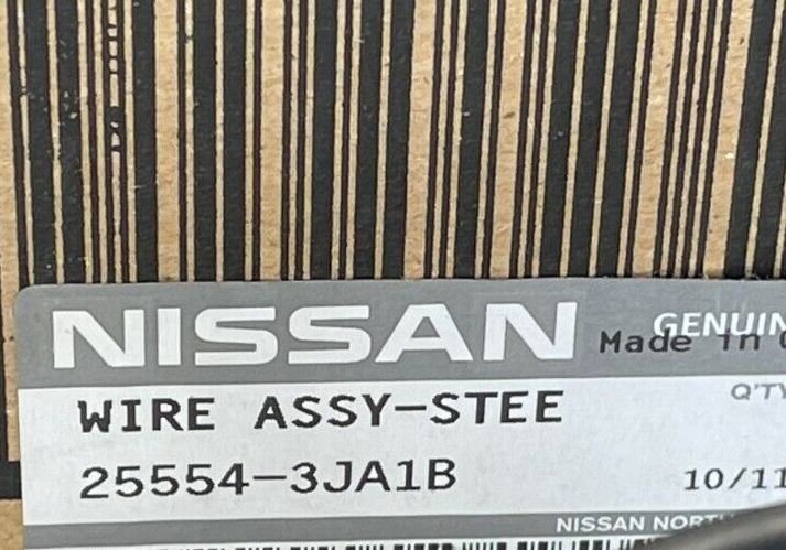 25554-3JA1B GENUINE OEM NISSAN/INFINITI CLOCK SPRING SEND VIN # TO