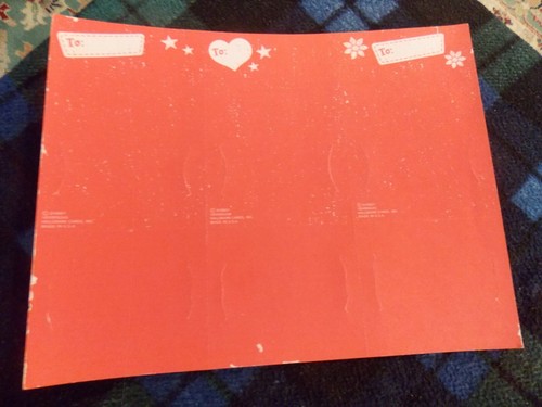 DISNEY High School Musical HALLMARK VALENTINES DAY Cut Out CARDS 1 sheet of 3 VG - Picture 2 of 3