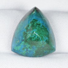 31.81 ct MARVELOUS NATURAL BLUE GREEN TURQUOISE CABOCHON - TRILLION See Vdo N1