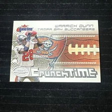 2001 Fleer Game Time Crunch Time #4 Warrick Dunn Tampa Bay Buccaneers