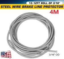 1Pcs Stainless Brake Line Protector (Gravel Guard Spring) For 3/16" Tube - 13 Ft