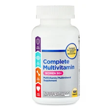 Complete Multivitamin/Multimineral Supplement Tablets, Women 50+, 100 Count