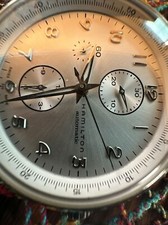 HAMILTON JAZZMASTER MAESTRO H327160 CHRONOGRAPH SILVER DIAL AUTOMATIC WATCH 😳 19