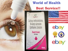 Justnac Eye Drops Cure Cataract Carnosine C-NAC Glaucoma - USA