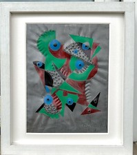 UMBERTO MASTROIANNI Rilievo su Piombo e Smalti