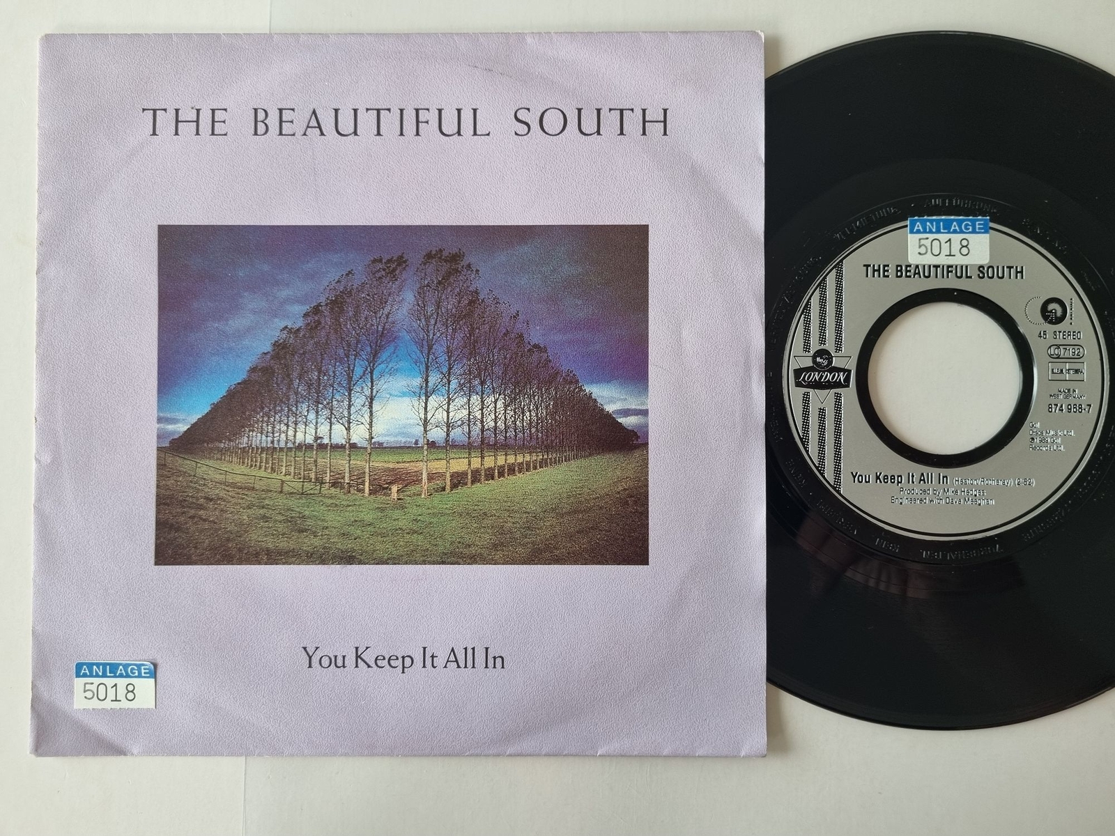 The Beautiful South - You Keep It All In 7'' Vinyl Germany