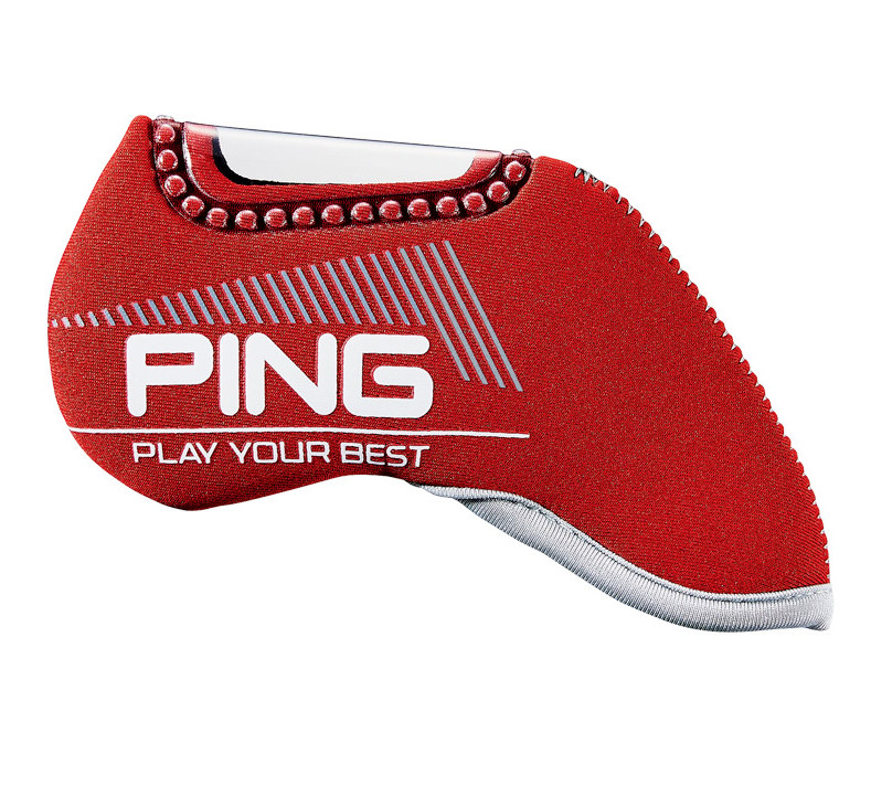 PING Golf Iron Club Head Cover (9pcs) / redNeoprene ⭐Tracking⭐