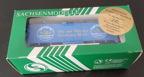 KLEIN MODELLBAHN  HO 1;87 18586 ...Brauhaus Fussen.. Schiebewandwagen  n 212 | Zustand: Gebraucht