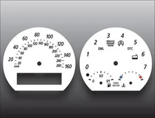 White Face Gauges for 2002-2008 BMW Z Series Z4 E85 E86