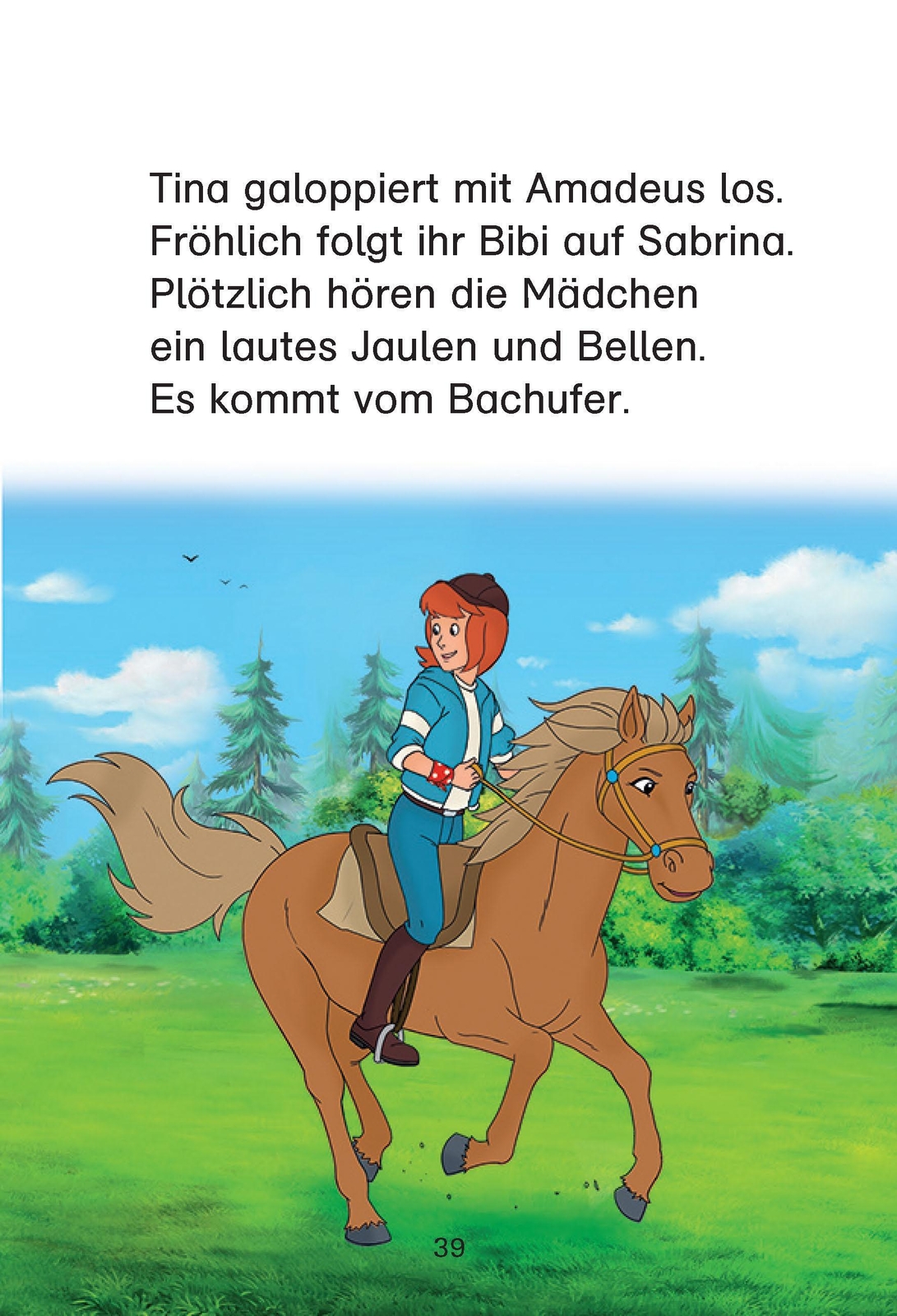 Thumbnail - Bibi & Tina: Ausritt Ins Glück | Deutsch | Buch | Lesen Lernen Mit