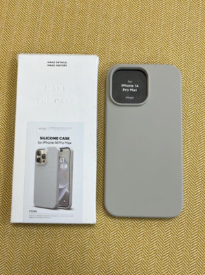 Elago Liquid Silicone Case für iPhone 14 Pro Max Stone - Slim Schutzhülle