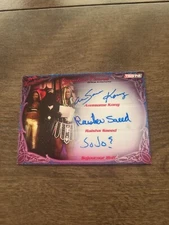 Nice 2009 Tri Star Signature Curves Kong Saeed Bolt Triple Autograph 19/25 Made