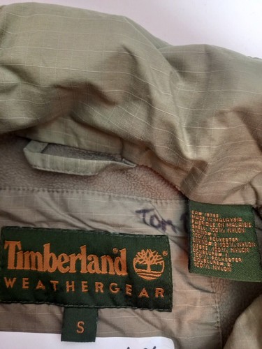 Chaqueta Timberland Weathergear verde nylon poliéster forrada. Reino Unido Hombre Talla Pequeña - Imagen 6 de 11