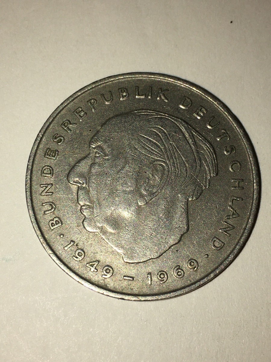 West German 2 Deutsche Mark Coin 1949-1969 | eBay
