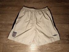 Vintage England national team umbro men's soccer football jersey shorts size XL